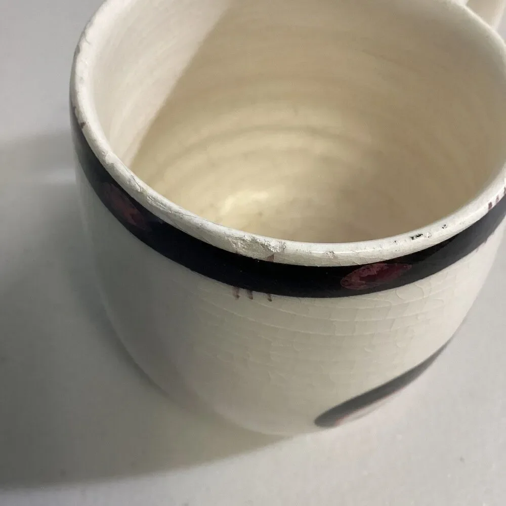 Vintage 1960s David Lambert Potteries First Nations Haida Canada #45 Skookum Mug